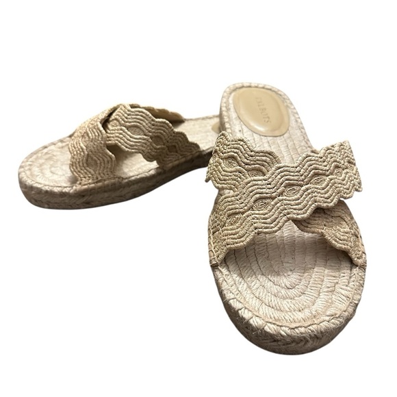 Talbots Hester Crisscross Raffia Espadrille Flat Sandals 11 - Picture 11 of 15